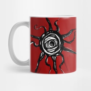 Eyeball sun Mug